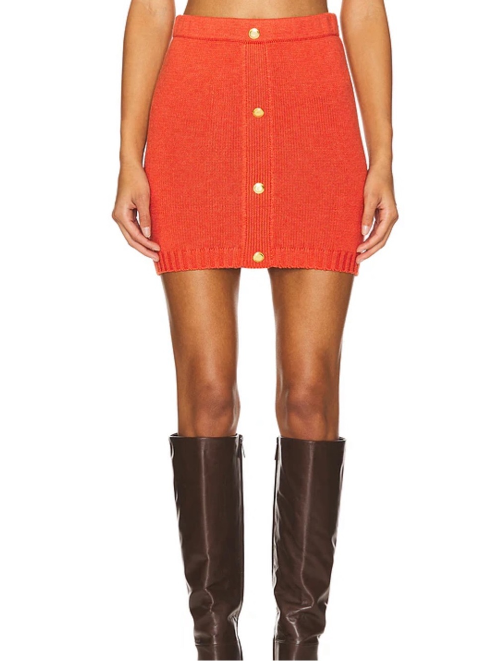 NWT Lovers and Friends Cotton and Wool Mini Skirt Size M